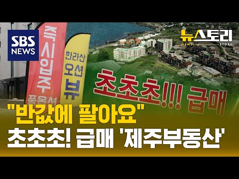 눈물의 제주 부동산..'초고가 분양' 그리고 끝없는 '붕괴' (뉴스토리) / SBS
