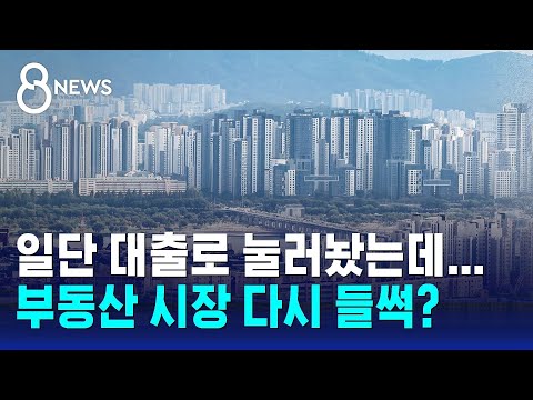 일단 대출로 눌러놨는데…부동산 시장 다시 들썩? / SBS 8뉴스