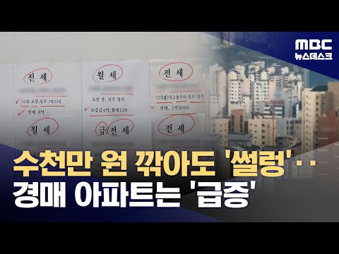 계약하면 수천만 원 축하금?‥탄핵 정국에 부동산 시장도 '냉기' (2024.12.17/뉴스데스크/MBC)