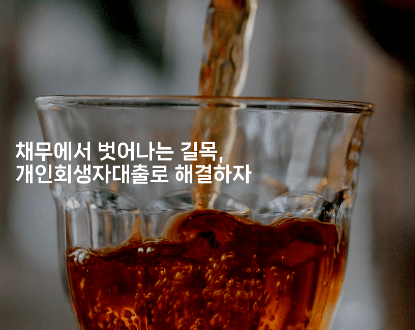 채무에서 벗어나는 길목, 개인회생자대출로 해결하자-집집꿍